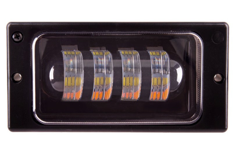 Фари протитуманні ВАЗ 2110-14/LD-519 L2-W/Y/12-24V/40W/4LED-3000K/6000K Вінниця - фото 1