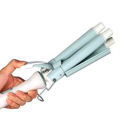 VGR Плойка для волосся потрійна з регулятором температури керамическая VGR HP-V-595 Коломия