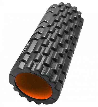 Масажний ролик (роллер) Power System PS-4050 Fitness Foam Roller Black/Orange (33x15см.) Кам'янське