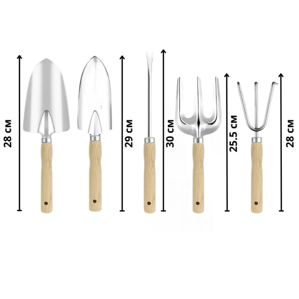 Набор инструментов для сада и огорода,стульчик-рюкзак с комплектом из 5 садовые, ручные перчатками и аксессуарами Каменец-Подольский - изображение 11