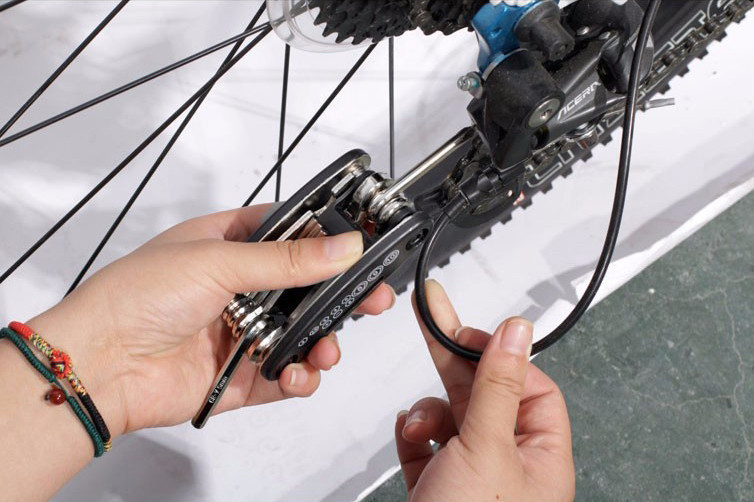 Мультитул для велосипеда 16 в 1 + торцеві насадки Feel Fit Бровари - фото 6