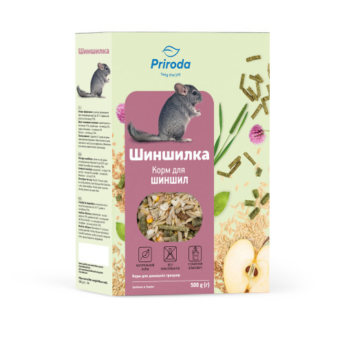 Корм Природа Шиншилка для шиншил 500 г Київ - фото 1