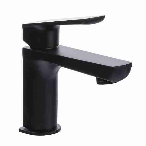 Змішувач для умивальника TOPAZ LEXI TL 21201-H57-BL на гайці,Чорний мат.,шланги TAQ-M1055,D25 Луцк