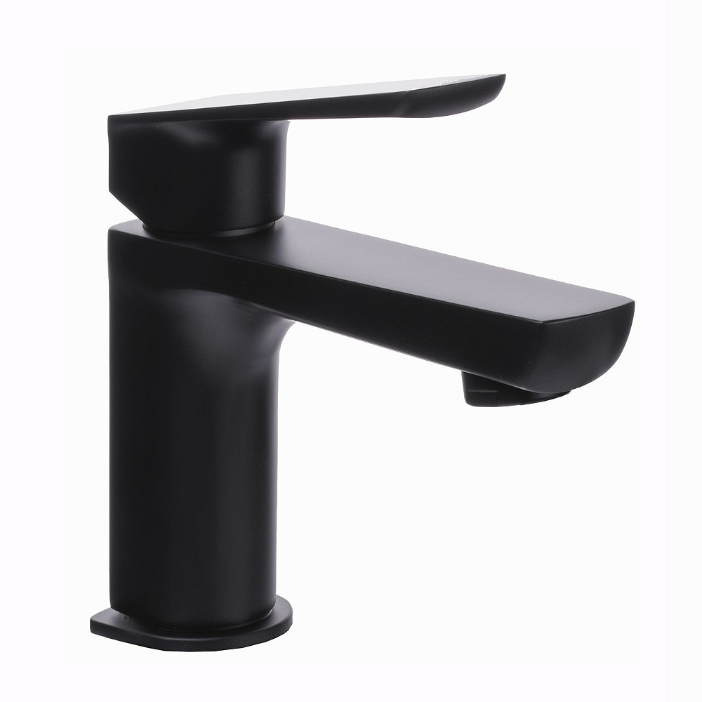 Змішувач для умивальника TOPAZ LEXI TL 21201-H57-BL на гайці,Чорний мат.,шланги TAQ-M1055,D25 Луцк - изображение 1