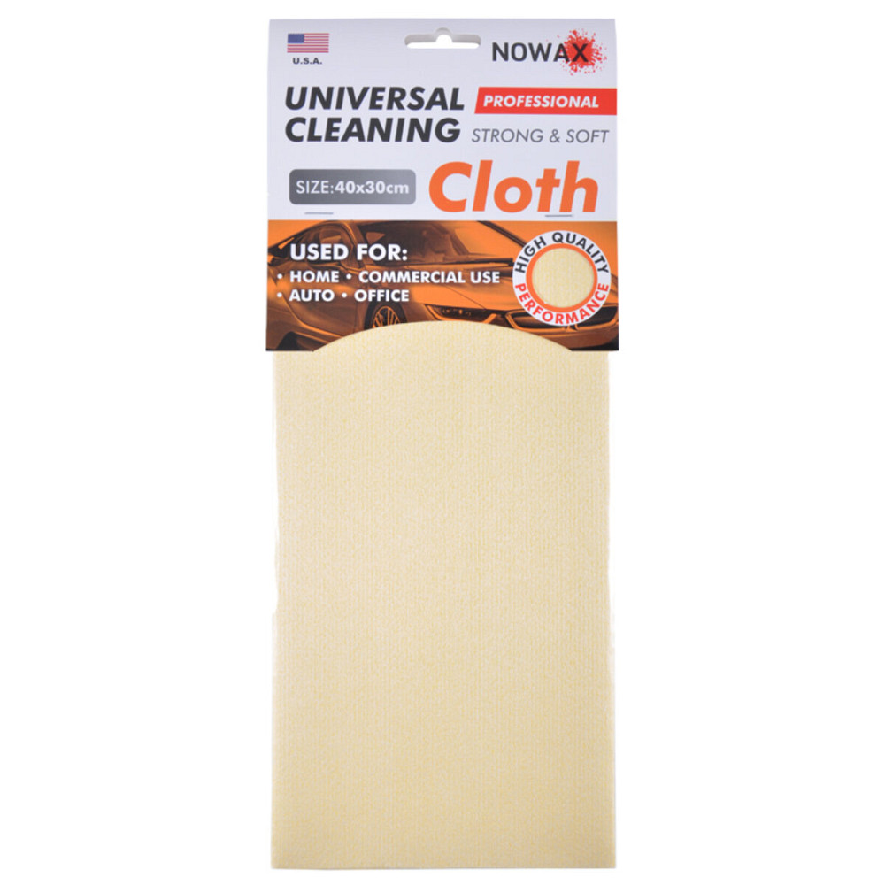 Професійна ганчірка Nowax для авто 40*30см (жовта) Киев - изображение 1