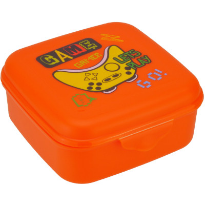 Ланч-бокс дитячий Economix GAME 850 мл, помаранчевий (E98398) Вінниця - фото 1