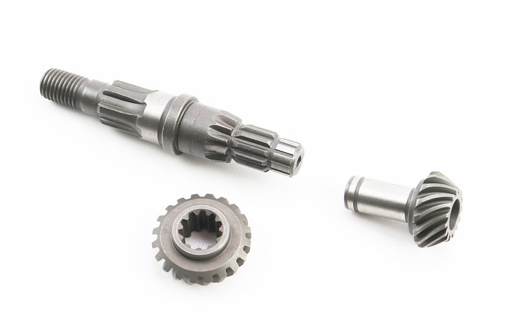 Вал редуктора нижнього + шестерня 2шт 7T, к-кт 3шт Киев - изображение 1