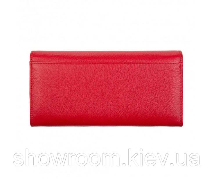 Женский кожаный удобный кошелек (15011) красный Киев - изображение 4