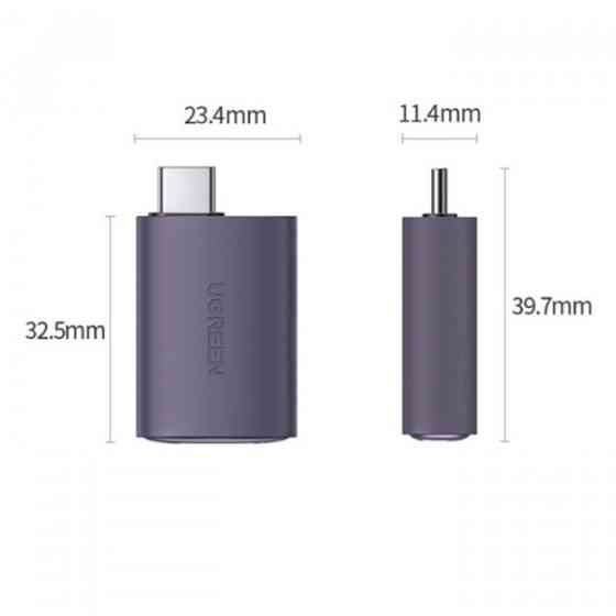 Перехідник USB 2.0 Type-C --> HDMI F UGREEN (US320) Косм Сірий (70450) Київ