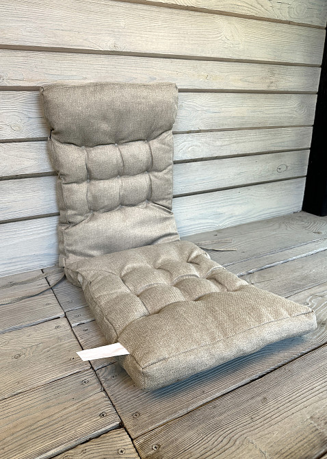 Подушка для стільців (40x120х4 см) подвійна Decorator Мальмо колір тауп 84-167 Київ - фото 2