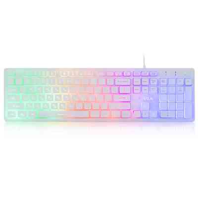 Клавиатура Vinga KB410 White Винница