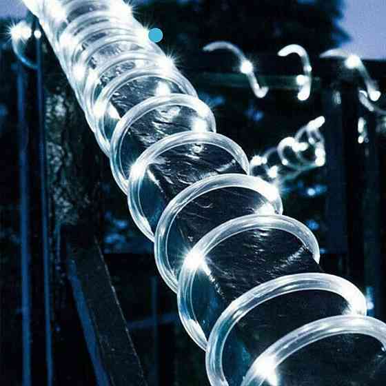 Шланг дюралайт 100 LED 12 м на сонячній батареї Луцьк