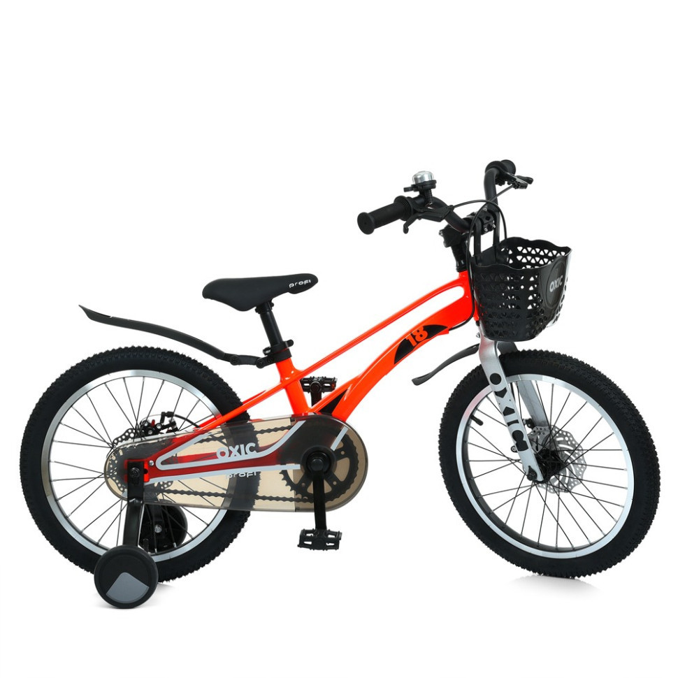 Велосипед дитячий OXIC MB 18OXIC NEON ORANGE, колеса 18 дюймів Вінниця - фото 1