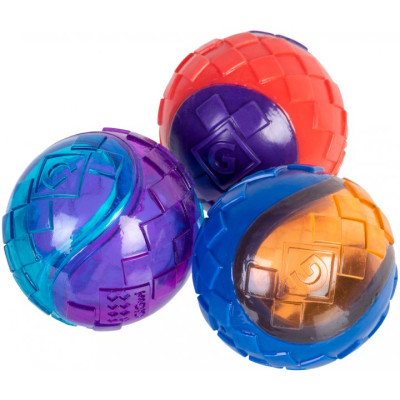 Игрушка для собак GiGwi Ball Три мяча с пищалкой 5 см (2323) Винница - изображение 1