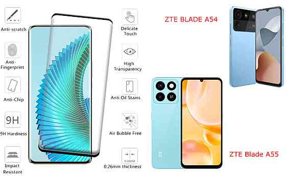 Захисне скло HyperGlass Pro для ZTE BLADE A54, Blade A55 – максимальна чутливість та захист Київ