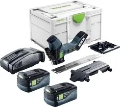 Электрическая пилка Festool ISC 240 EB-Basic akumulatorowa pilarka do izolacji 18 V 240 mm + 2x akumulator 5,0 Ah + szybka Киев