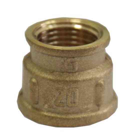 Муфта 1/2''х3/4' Украина, латунь усилена Харьков