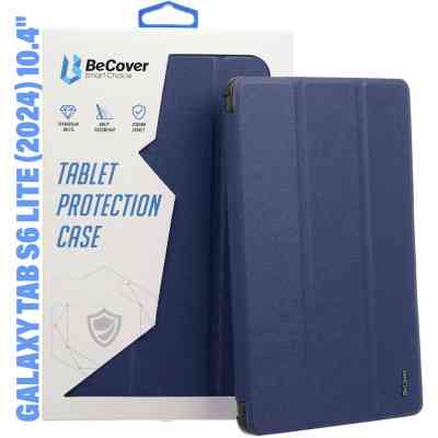 Чехол для планшета BeCover Soft Edge Stylus Mount Samsung Tab S6 Lite (2024) 10.4" P620/P625/P627 Deep Blue (710837) Винница