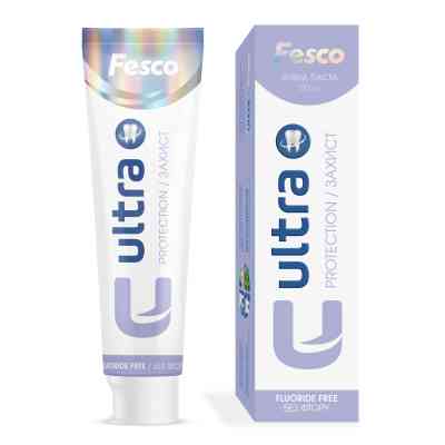 Зубная паста Fesco Ultra Protection Комплексная защита 100 мл (4820204701956) Винница