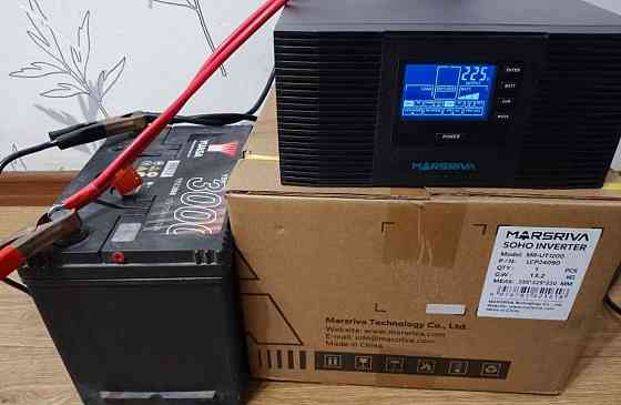 SOHO-Инвертор/UPS/ИБП Marsriva MR-UT1200 1000Вт/1200ВА 12В LiFePo4. Харків