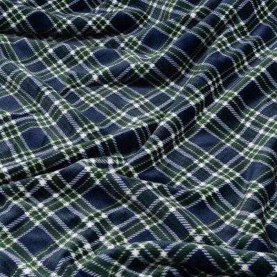 Плед Ardesto Sherpa 160х200см, 100% поліестер, клітинка, зелений (ART0202SH) Вінниця - фото 4