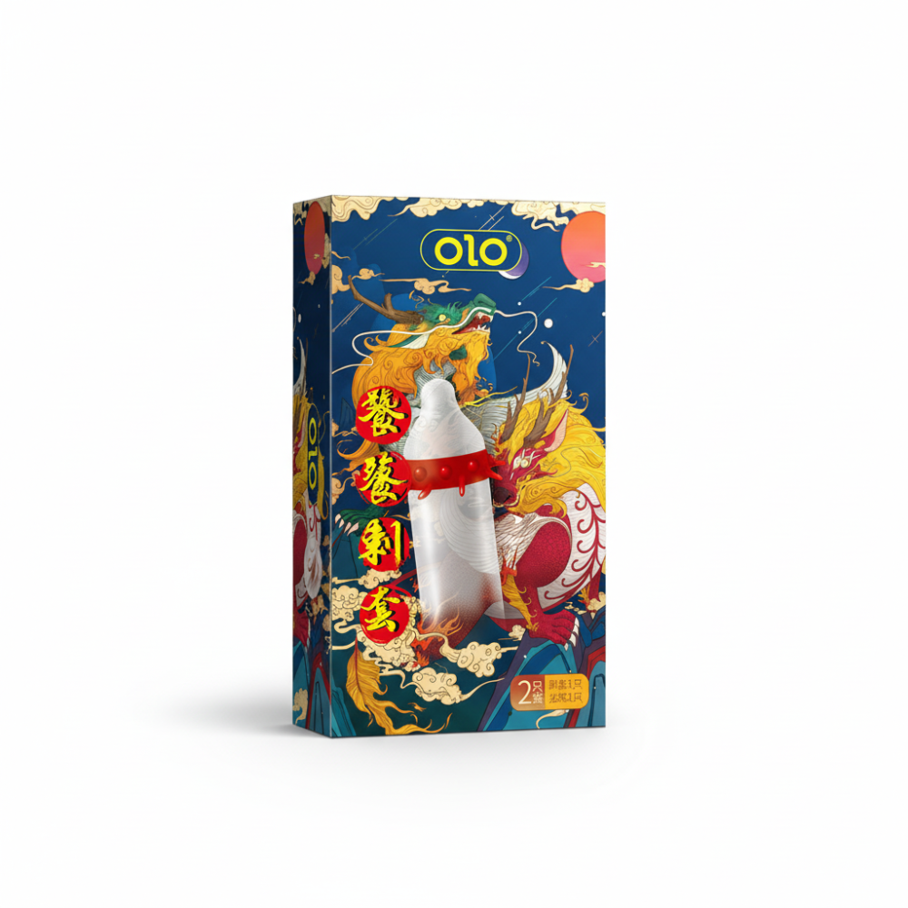 Презервативи стимулюючий з вусиками OLO Taotie з силіконовою змазкою 18 см 2 шт. Вінниця - фото 1