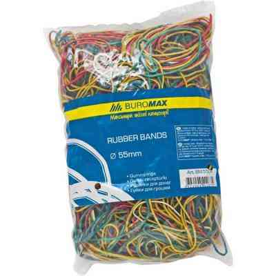Резинки для грошей Buromax JOBMAX assorted colors, 200г (BM.5503) Вінниця