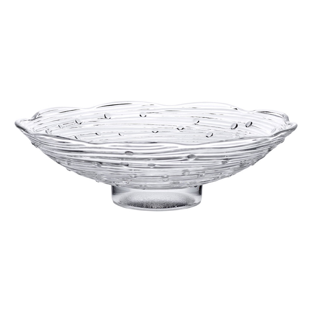 Фруктовниця скляна Ø23 ваза для фруктів Листя лотоса HP-YH-12 Коломия - фото 5