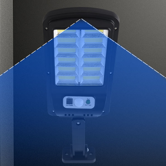 Ліхтар вуличний на сонячній батареї, з пультом, BK-128B-12COB / Акумуляторний прожектор на вулицю Київ