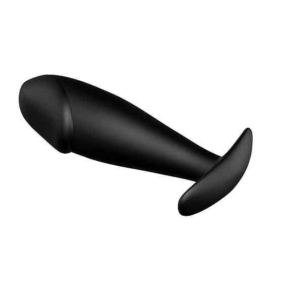 Анальна пробка силіконова Pretty Love Special Anal Stimulation, черная, 10 х 3 см Sex Aura Киев