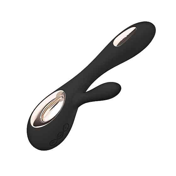 Вибратор-кролик LELO Soraya Wave Black, манящие движения ствола Sex Aura Киев