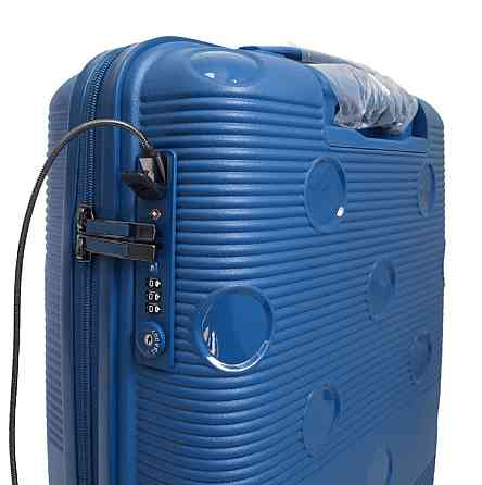 Валіза пластикова AIRTEX 246 мала синя Київ