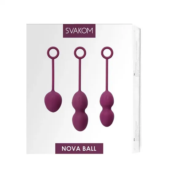 Набір вагінальних кульок зі зміщеним центром ваги Svakom Nova Violet Львів