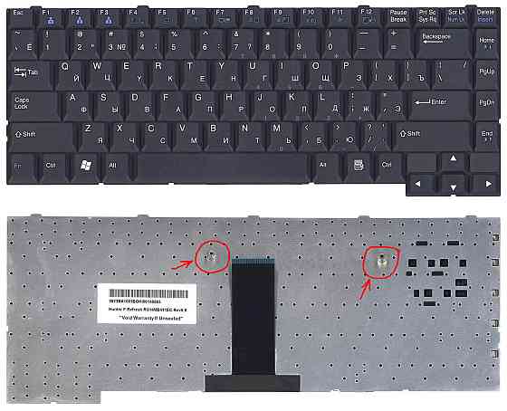 Клавиатура для ноутбука LG (LE50) Black, RU Вінниця