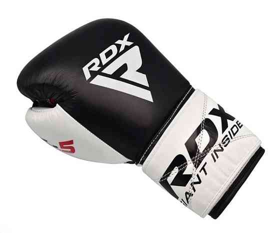 Перчатки боксерские для бокса профессиональные оригинальные натуральная кожа RDX Pro Gel S5 16 унций Киев
