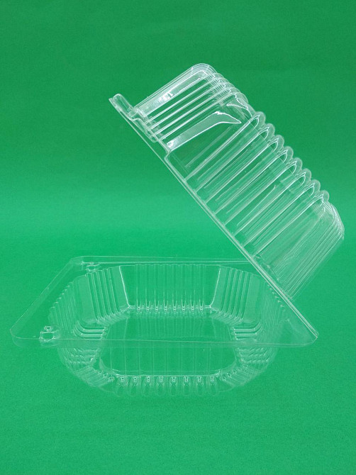 Контейнер пластиковый с откидной крышкой  V800 млл ПС-10 135*130*74 (50 шт) Харьков - изображение 2