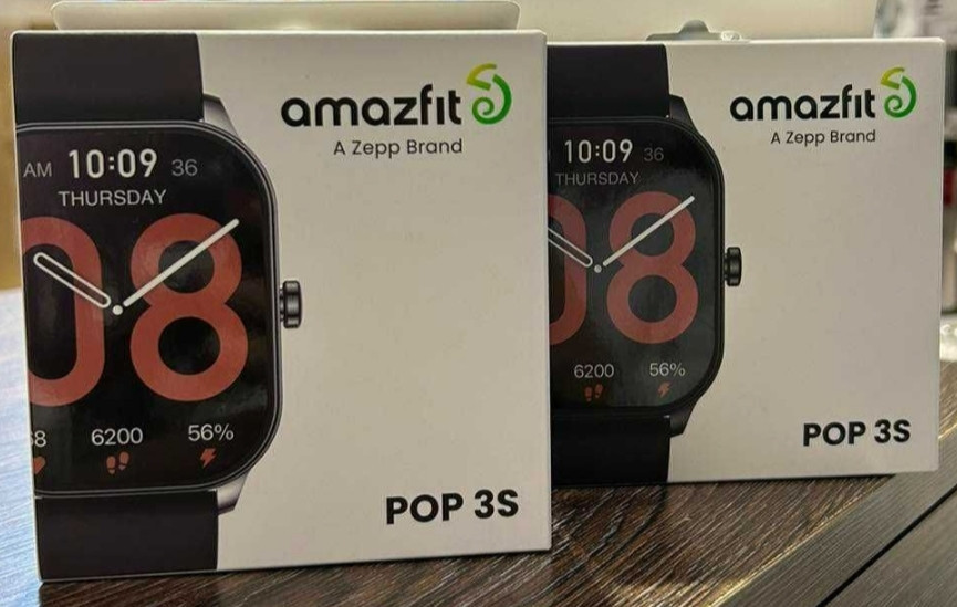 СМАРТ - Часы: Amazfit Pop 3S Silver/ Black. Киев - изображение 1