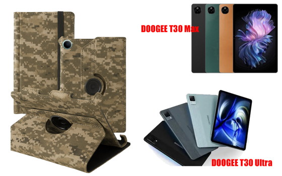 Чехол Spinner360 для планшета Doogee T30 Max, цвет Klasika Хаки Киев