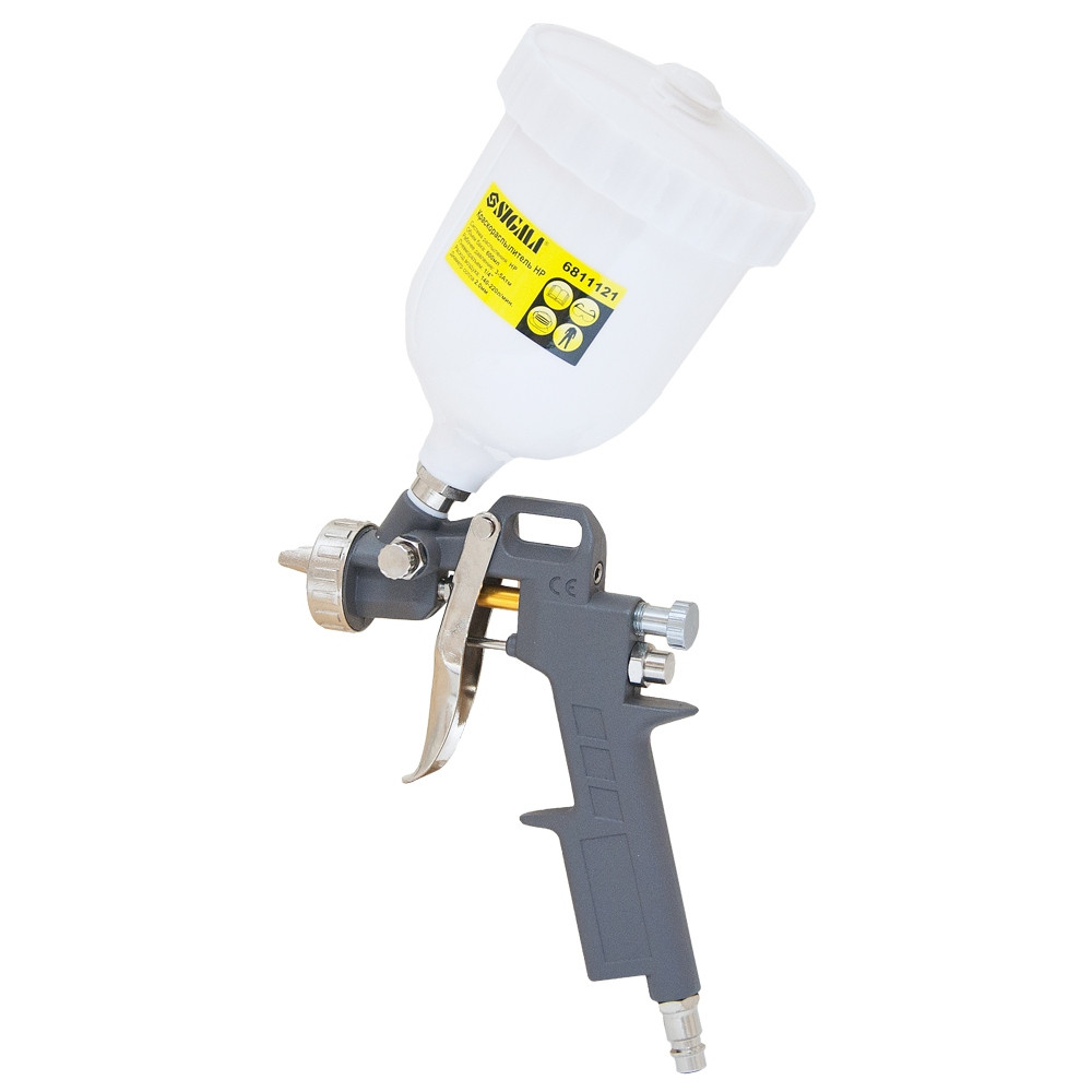 Sigma Краскораспылитель HP Ø2.0мм 85-225л/мин 3.5бар в/б 600мл (пласт) SIGMA (6811121) Коломыя - изображение 2