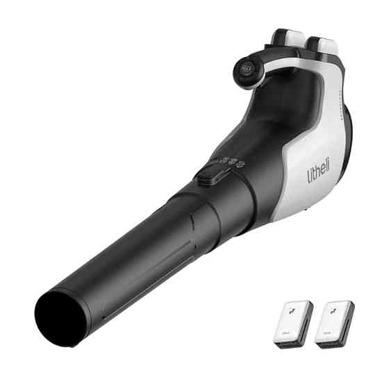 Акумуляторна повітродувка садова Litheli 560CFM, живлення від павербанку (2шт УМБ Litheli Power Bank 20000 mAh, 45 W, 4А в комплекті) Киев