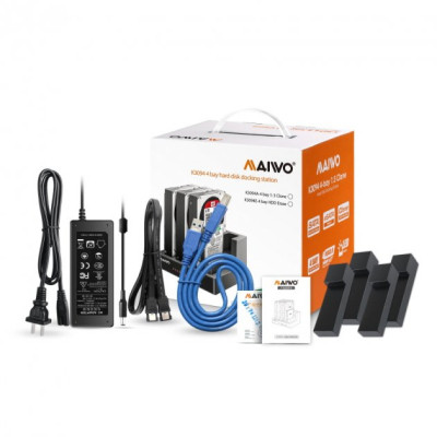 Док-станція для накопичувачів Maiwo 4*HDD 2,5&quot;/3,5&quot; SATA/SSD USB3.0 (K3094A) Вінниця - фото 8