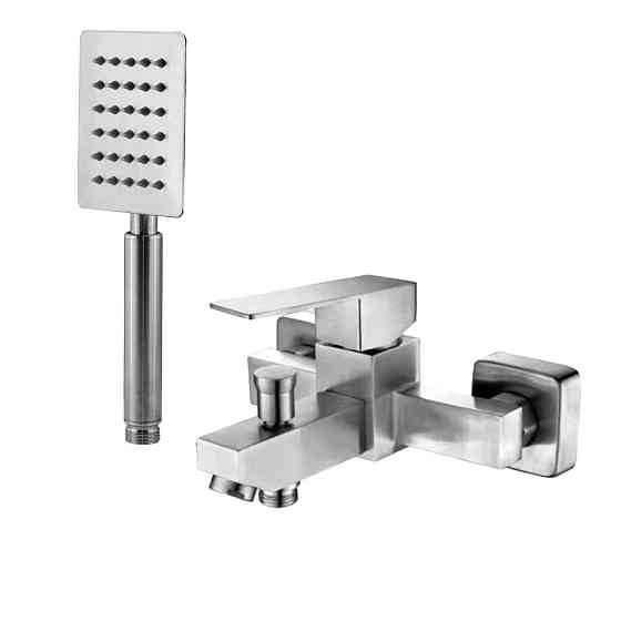 Смеситель для ванны WEZER PRO3С-02 с лейкой, сатин Киев