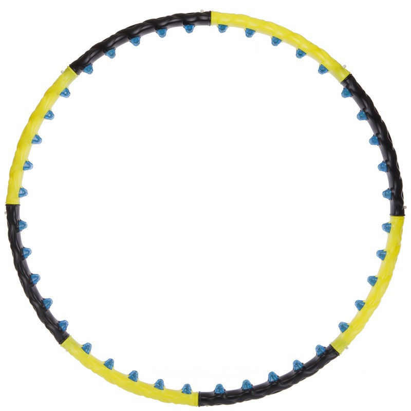 Обруч масажний Hula Hoop DOUBLE GRACE MAGNETIC JS-6001 Вишневе - фото 2