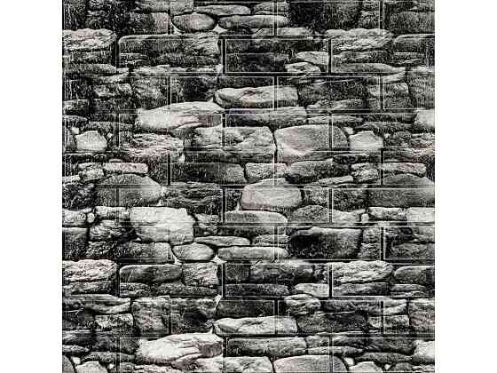Панель стенная 3D 770 * 700 * 5мм 040 Серый (D) SW-00000483 ТМ STICKER WALL Киев