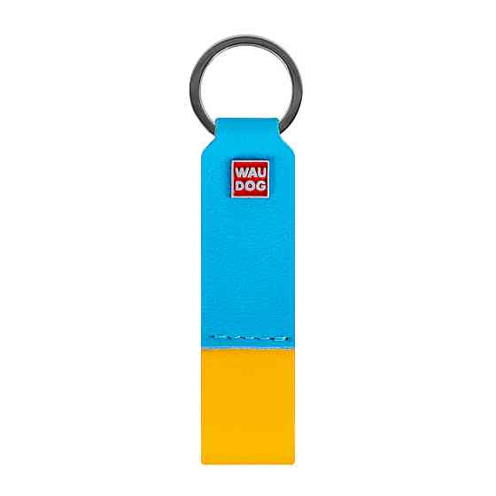 Брелок WAUDOG Family з малюнком "Colors of freedom", преміум шкіра (ширина 20 мм, довжина 95 мм Коломия