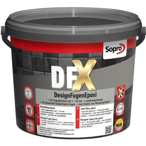 Епоксидна фуга для швів SOPRO DFX Design Fugen Epoxi №32 бежевий  3 кг Київ - фото 1