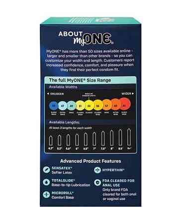 Презервативы MyONE Snug 10 шт, картонная коробка Sex Aura Киев