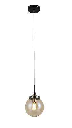 SIRIUS Люстра підвісна Sirius 74405/1P Antique Brass + Matte black на 1 плафон Коломия
