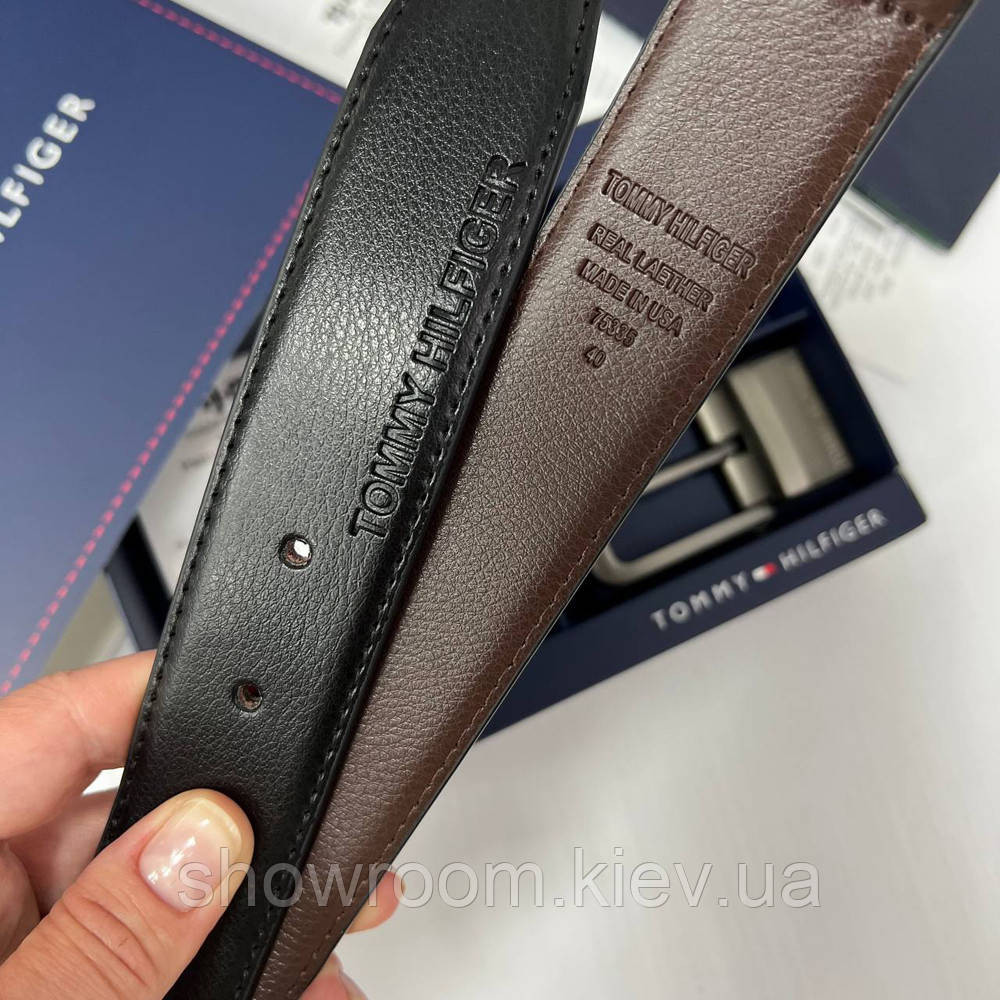 УЦЕНКА!!! Мужской подарочный набор (ремень с двумя пряжками) TH (068) Киев - изображение 6