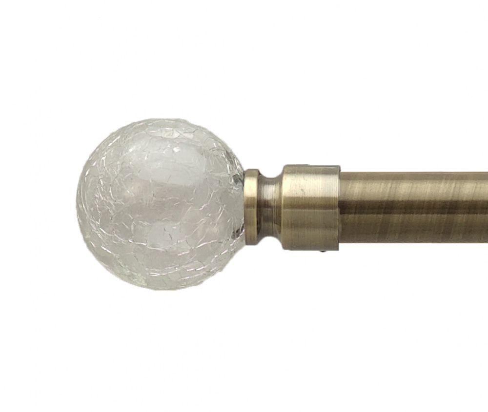 Карниз Orvit Сепія металевий дворядний техно гладка труба кільце металеве Антик 25\19 мм 200 см (00-00026045) Львів - фото 2